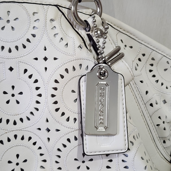 Coach Madison Laser Cut Sophia Satchel - Picture 2 of 10